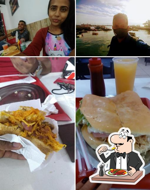 Sanduíche de carne de porco desfiada em Tchê Burguer