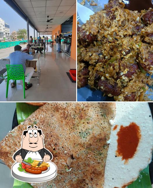Among different things one can find food and interior at Hotel Ruchi