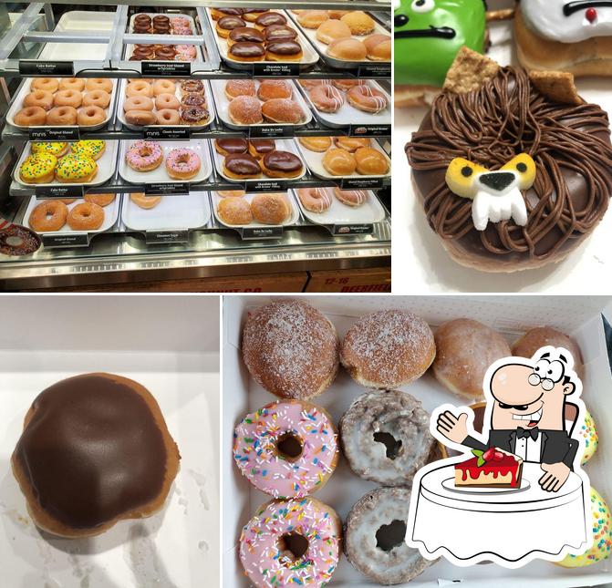 Krispy Kreme offers a selection of desserts