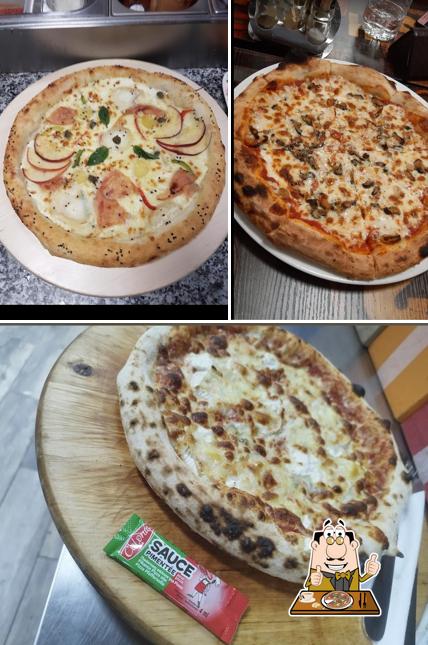 Prenez différents genres de pizzas