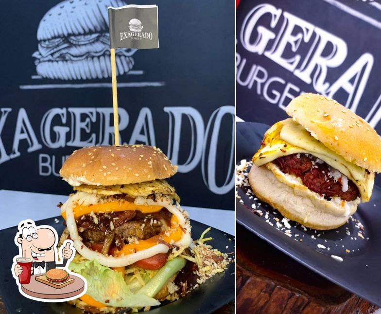 Consiga um hambúrguer no Exagerado Burger