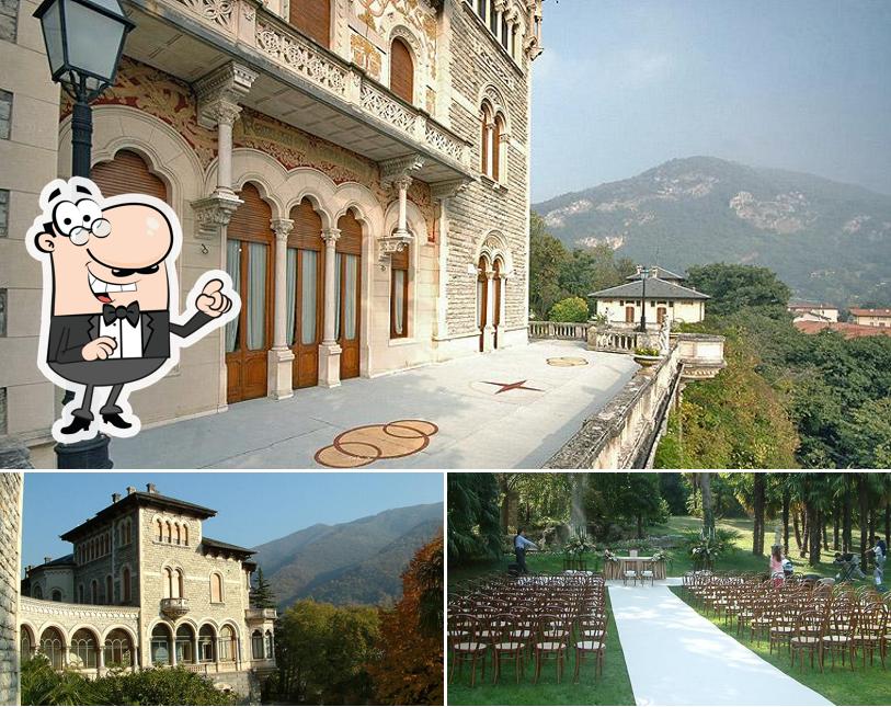 La esterno e interni del ristorante