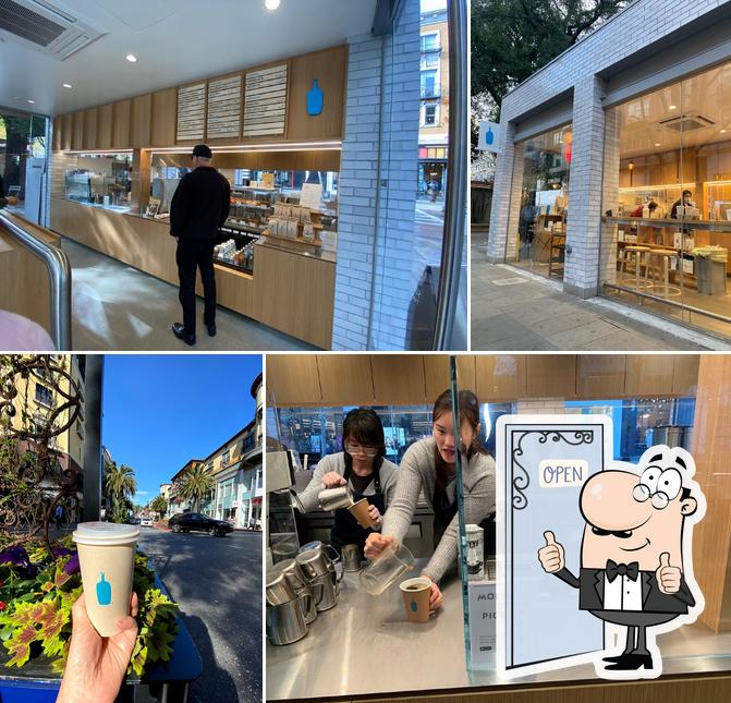 Interior menu board at newly opened Blue Bottle Coffee cafe at the Santana  Row shopping mall in the Silicon Valley, San Jose, California, December 12,  2019 Stock Photo - Alamy