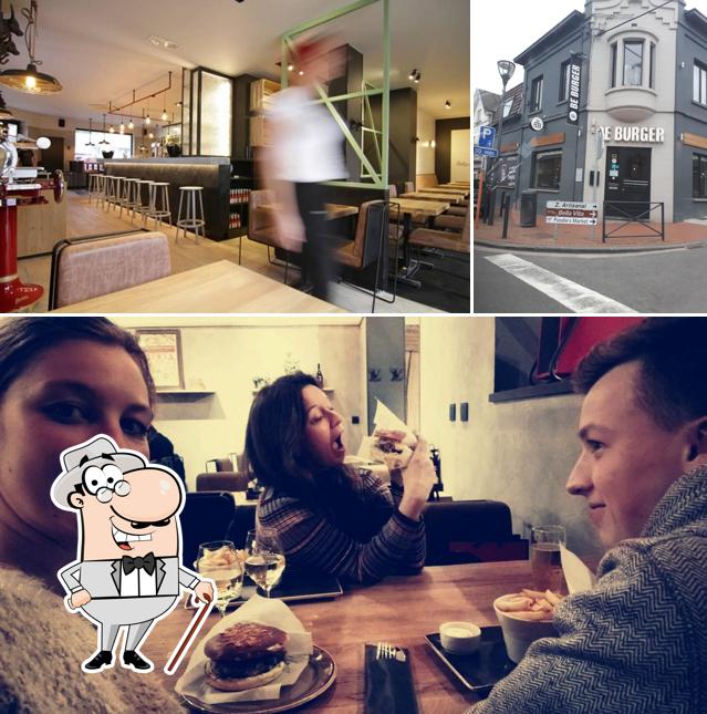 Voici la photo indiquant la extérieur et intérieur sur Be Burger Waterloo