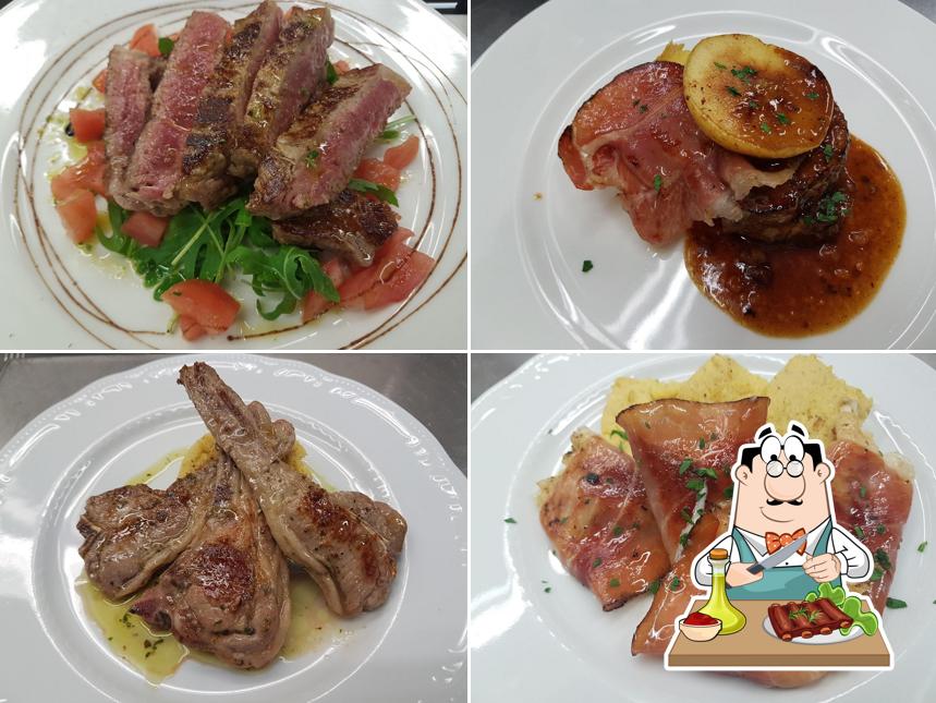 Scegli i piatti di carne a La Rotonda Albergo Ristorante