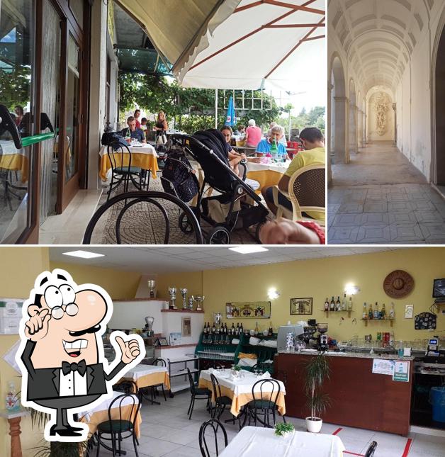 Gli interni di Trattoria degli Ulivi