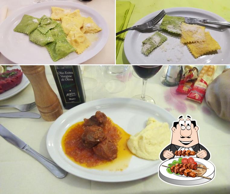 Platti al Trattoria Sant'Anna