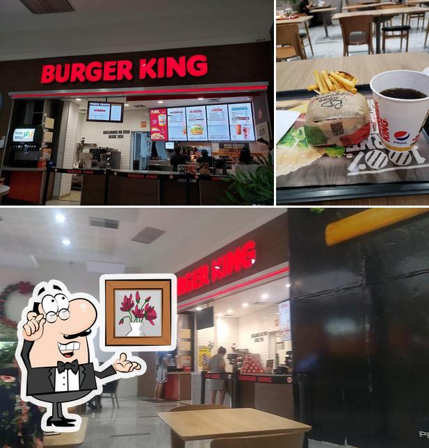 O interior do Burger King