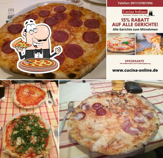 Закажите пиццу в "Cucina Italiana"