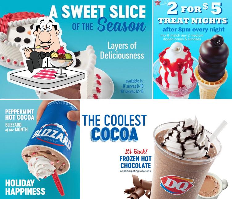 Dairy Queen Grill & Chill propose un nombre de desserts