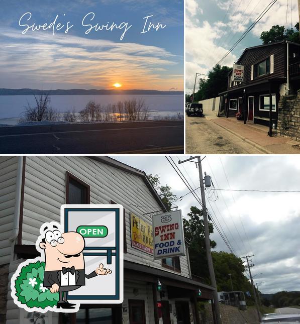Swede's Swing Inn in Ferryville Seafood restaurant menu and reviews