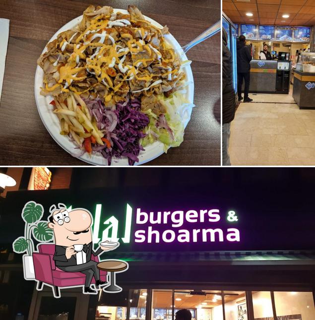 L'intérieur de Helal Burgers & Shoarma