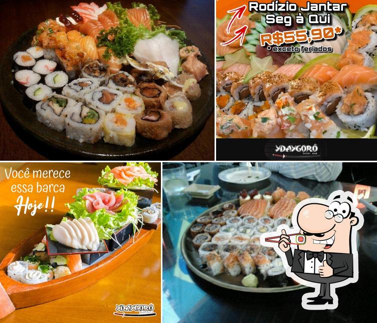 Escolha diversas opções de sushi