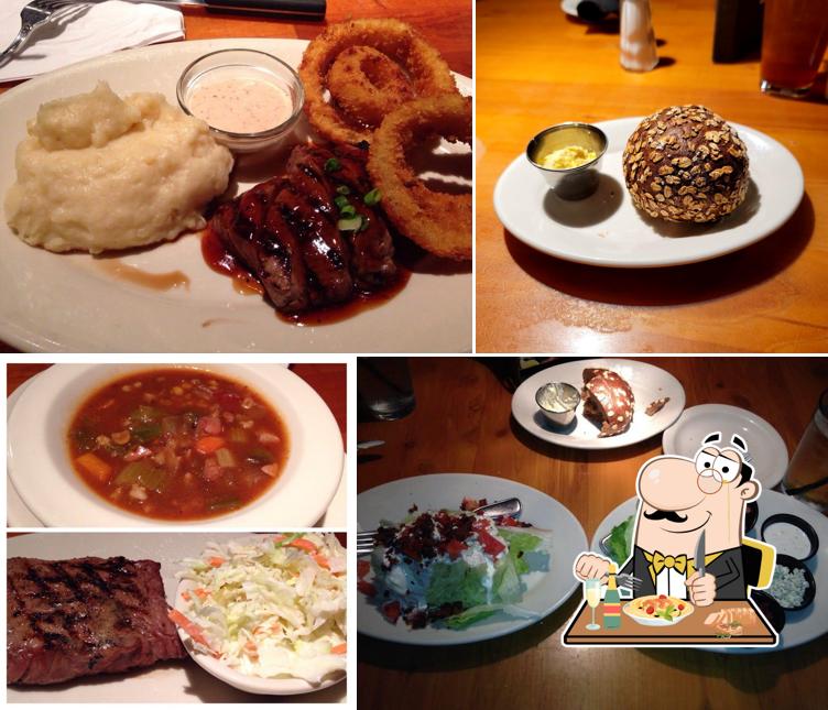 Meals at Black Angus Steakhouse