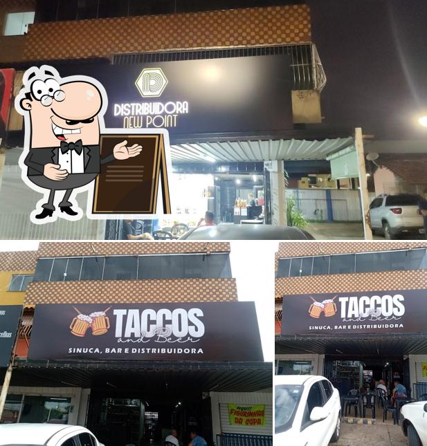 O exterior do Taccos and beer - sinuca, bar e distribuidora