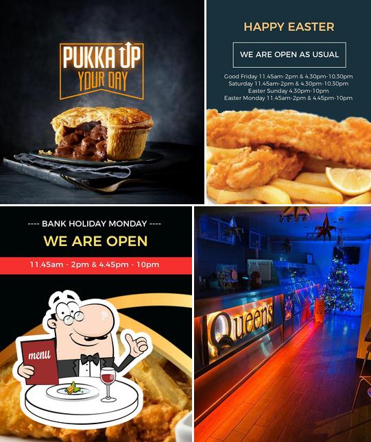 Queen's Fish & Chip Bar, Droitwich Spa Carta del restaurante y opiniones
