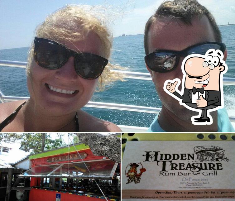 Hidden Treasure Rum Bar & Grill in Ponce Inlet Restaurant menu and