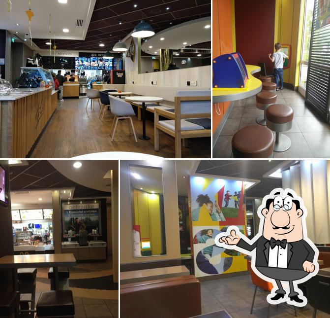 L'intérieur de McDonald's