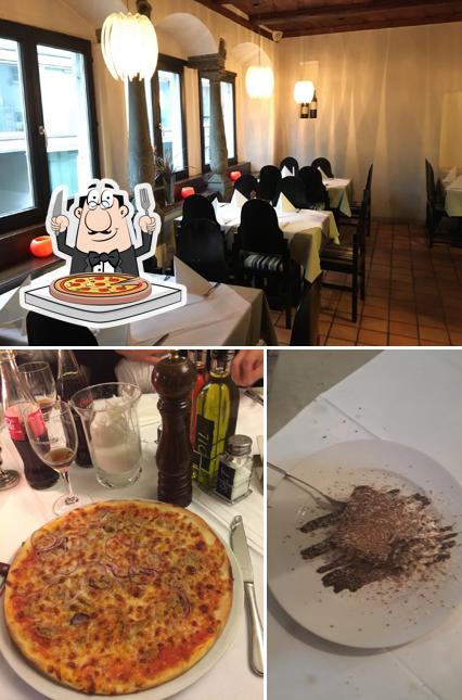 Probiert eine Pizza bei Pizzeria La Taverna