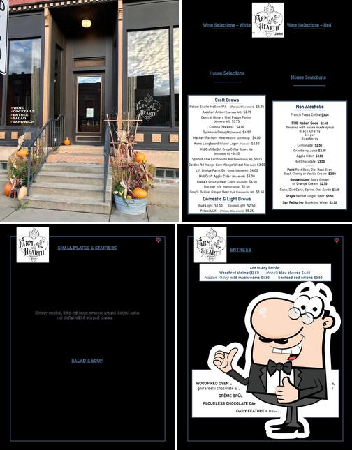 Farm And Hearth Woodfired Bistro in Wonewoc Restaurant menu and reviews