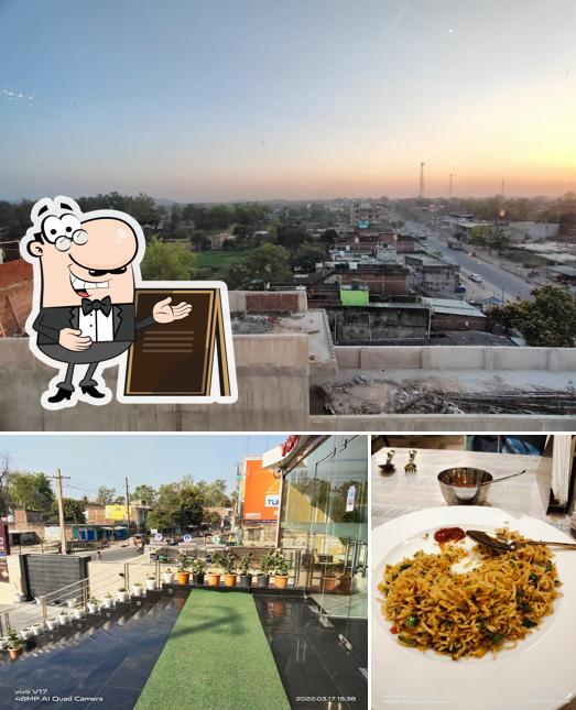 This is the image depicting exterior and seafood at Hotel Vijay Tara