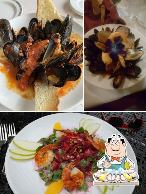 The Corner Bistro NJ. offers a selection of seafood dishes