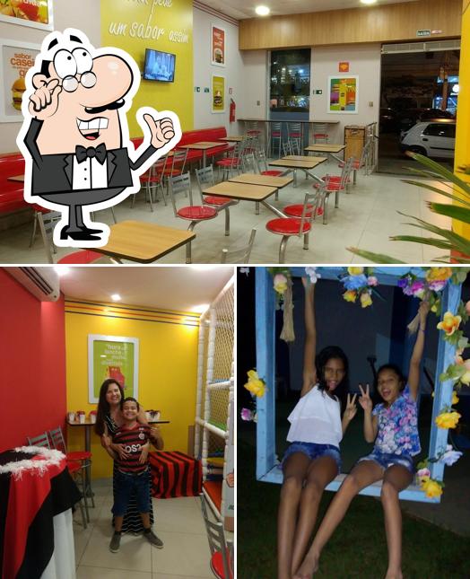 O interior do Digão Lanches