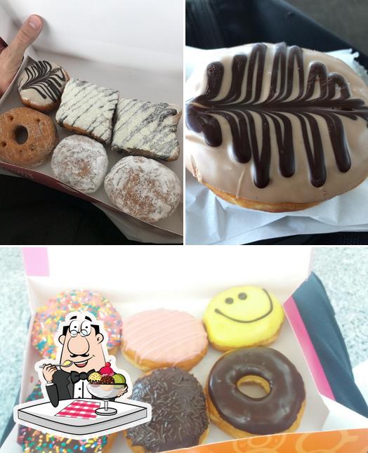 Dunkin' Donuts provê uma seleção de pratos doces