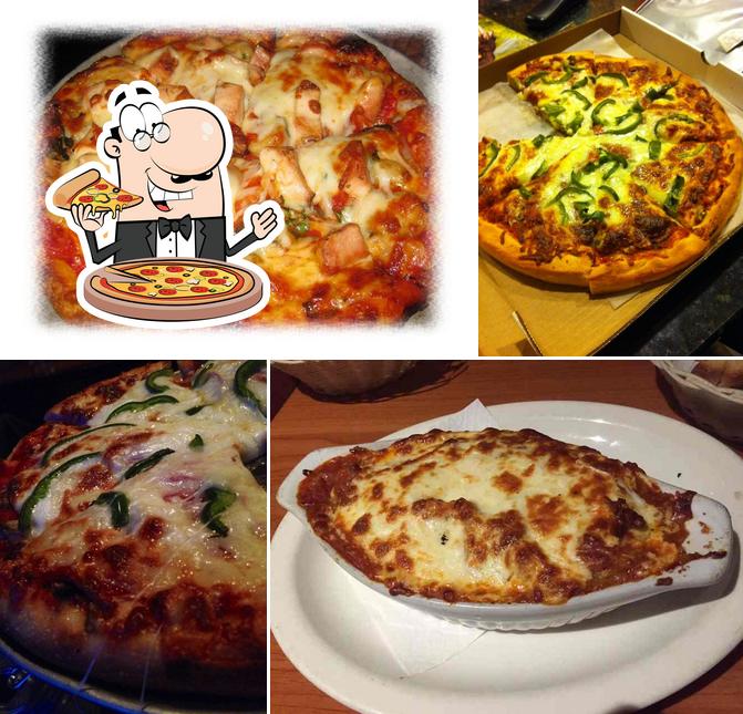 Try out pizza at Aaron's Pizza ITALIAN & GREEK Restaurant