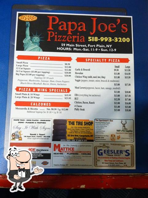 Papa Joe's Pizzeria - Fort Plain - Menu & Hours - Order for Pickup