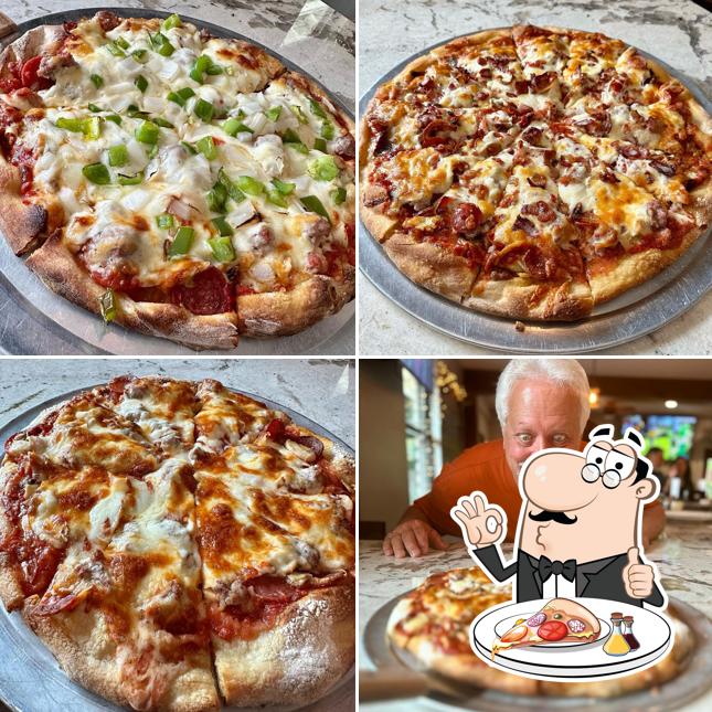 Попробуйте пиццу в "Mineo's Pizza House"