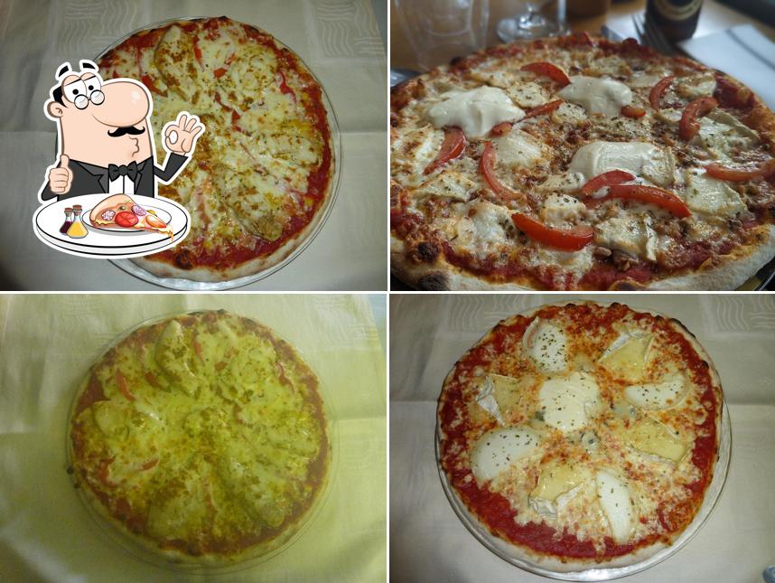 Choisissez des pizzas à poivre et sel