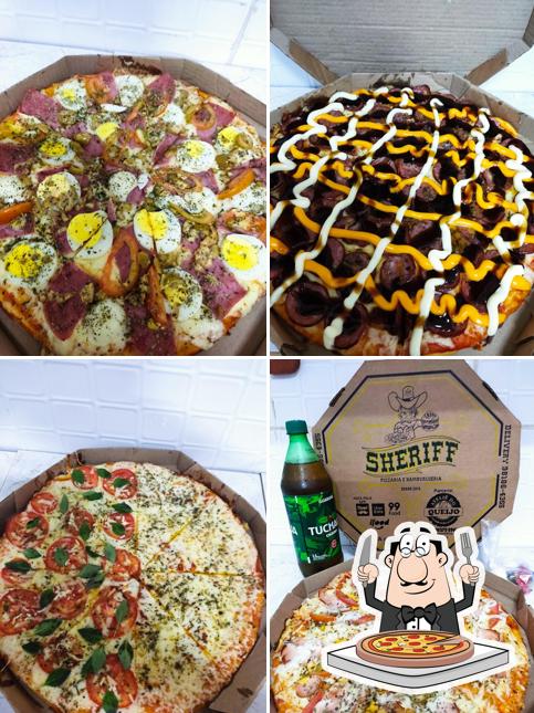 Попробуйте пиццу в "Sheriff pizzaria e hambúrgueria"