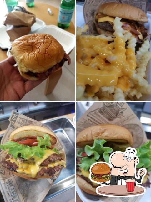 Prueba una de las hamburguesas disponibles en Dunk Burgers