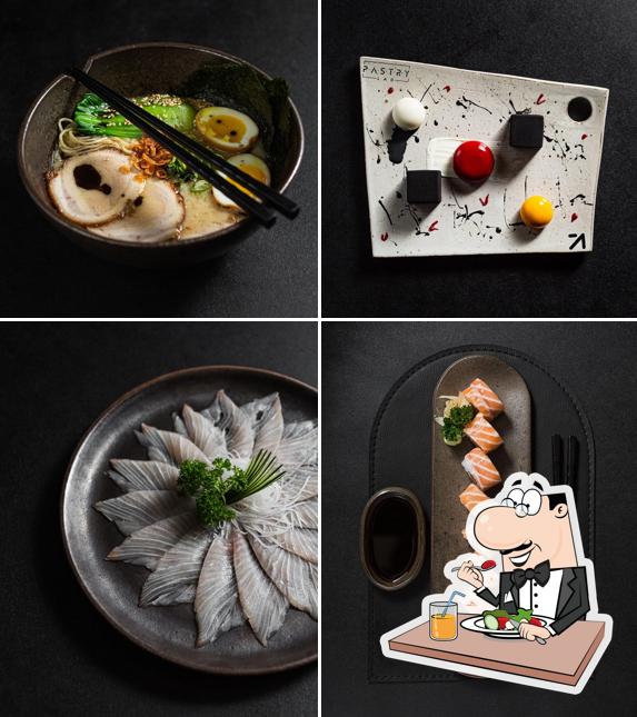 Comida em Fun'iki Sushi + Rooftop