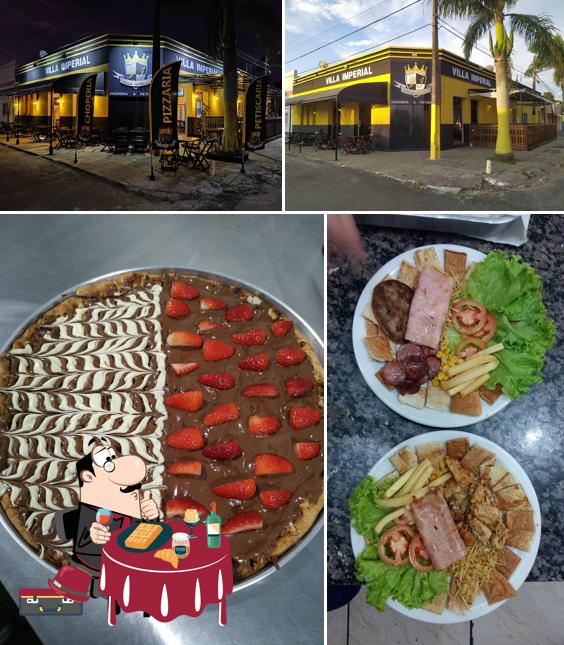 Lanchonete Villa Imperial - Choperia - Petiscaria - Pizzaria - Esfiharia provê uma gama de pratos doces