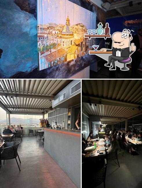 Guarda la immagine che mostra la interni e cibo di Politeama Roof