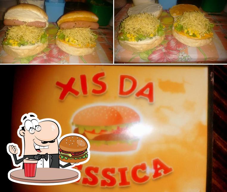 Peça um hambúrguer no Xis da Jessica
