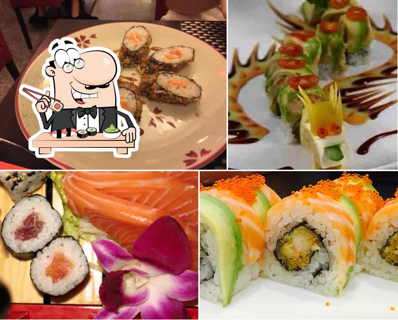 Sushi-Rollen werden von Ristorante Giapponese Fuji3 angeboten