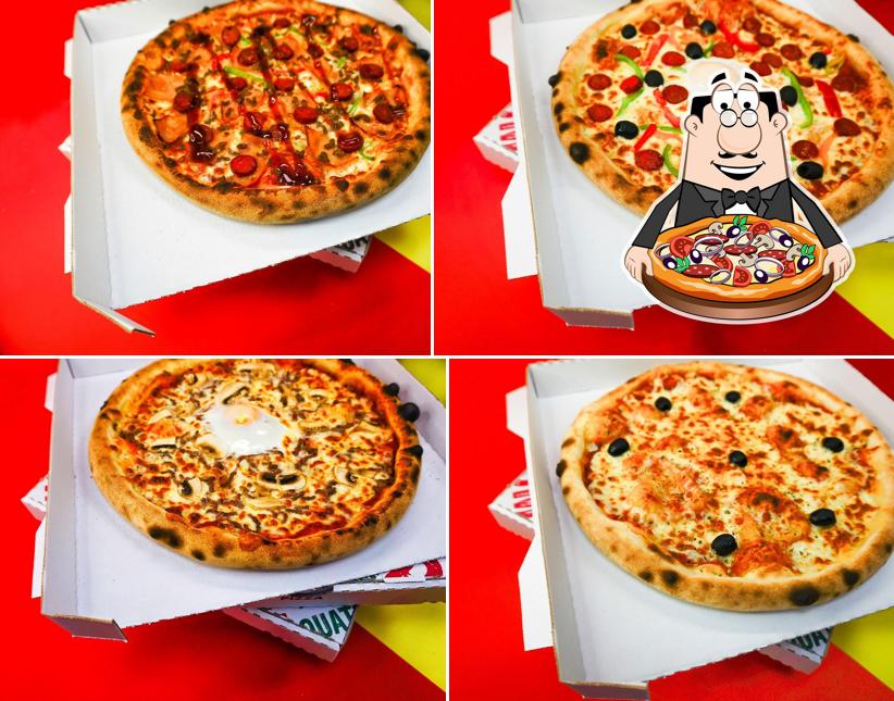 Choisissez différents genres de pizzas