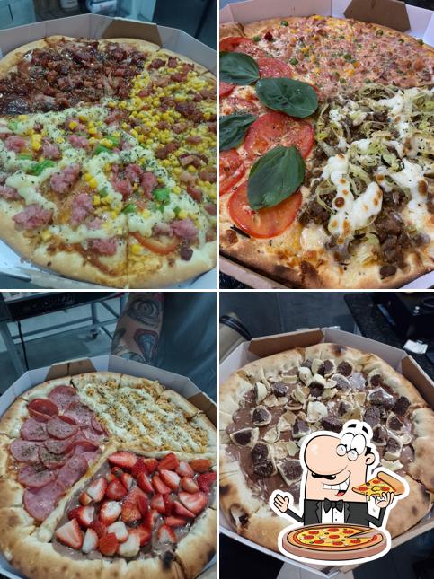 Consiga pizza no Pizzaria Mascri'n