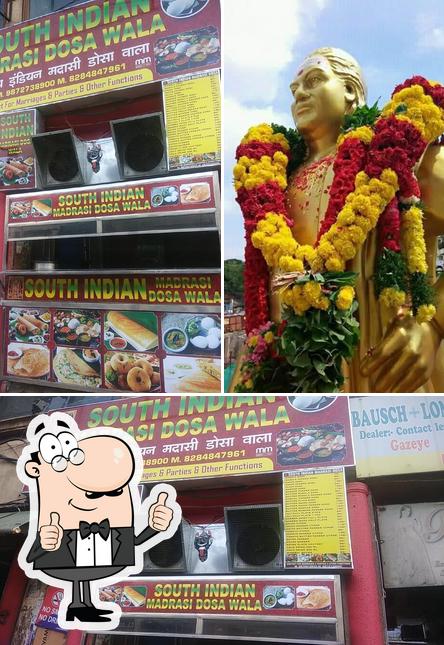 Look at the pic of South Indian Madrasi Dosa Wala