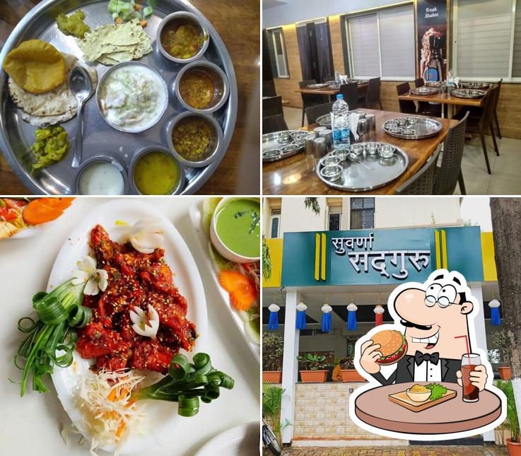Get a burger at Sadguru Pure Veg Family Restaurant & Party Hall