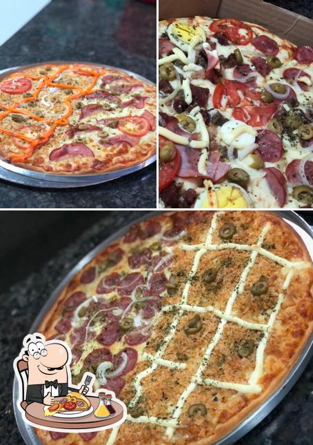 Consiga pizza no Top Pizzaria