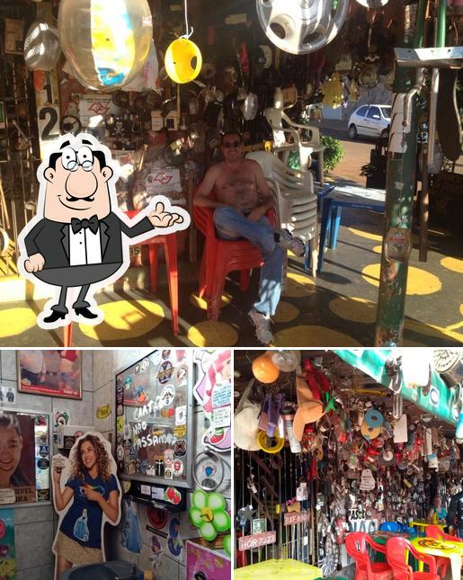 O interior do Bar do Beto Vaca