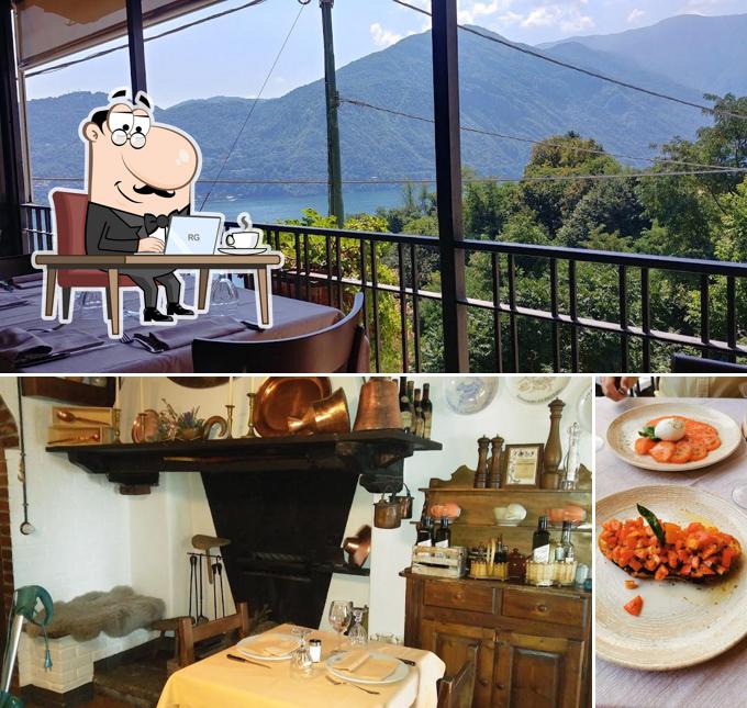 La foto della interni e cibo di Ristorante La Fagurida
