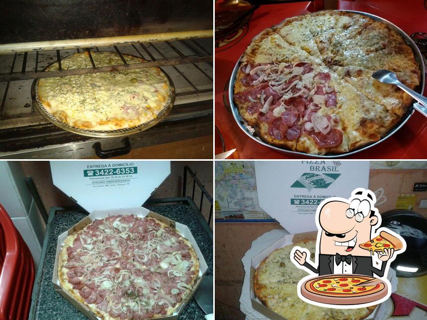Peça diferentes estilos de pizza