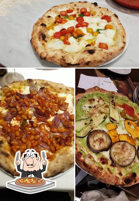 Probiert eine Pizza bei Pizzeria Mergellina Dei Fratelli Strazzullo