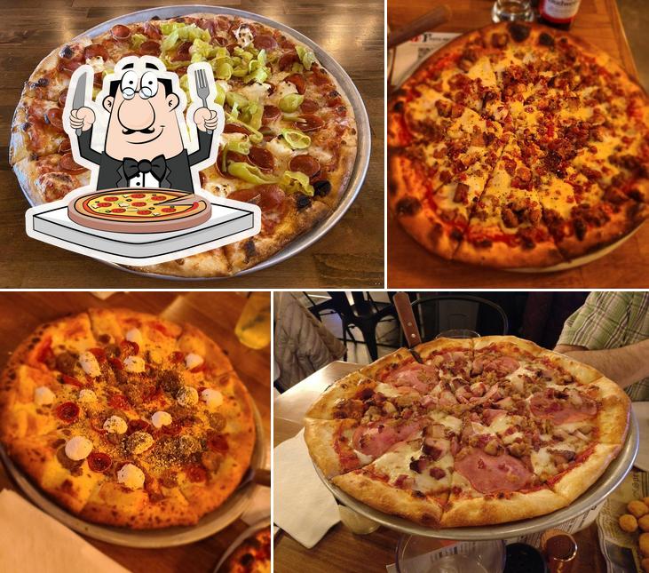 Try out pizza at P's Pizza House