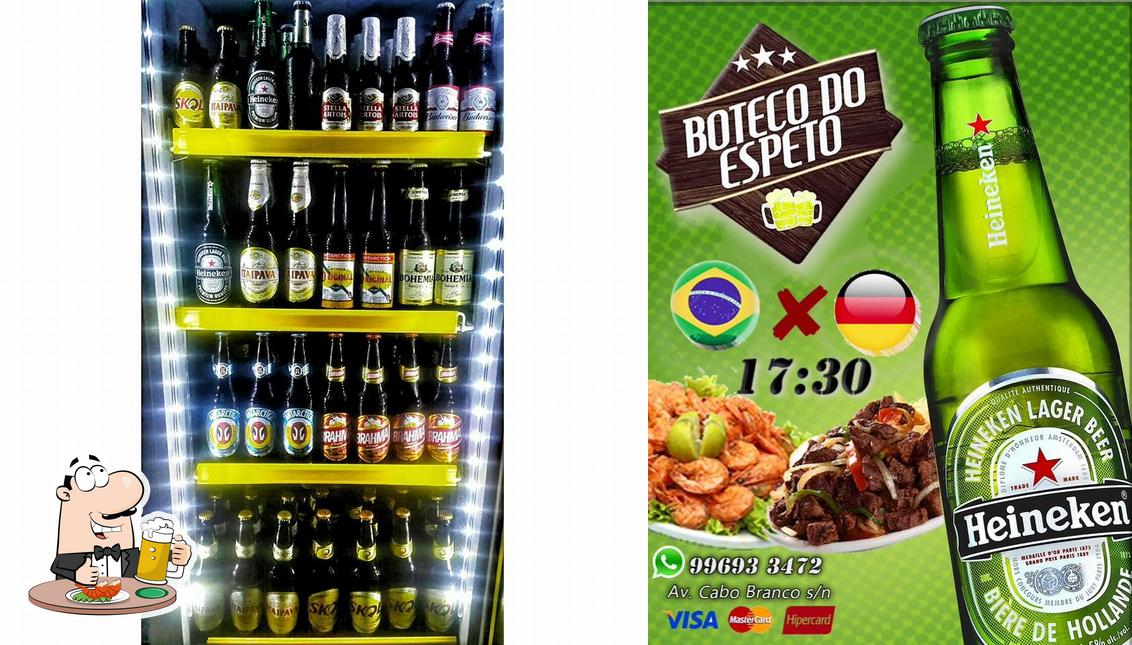 Você pode tomar uma tulipa de cerveja leve ou escura